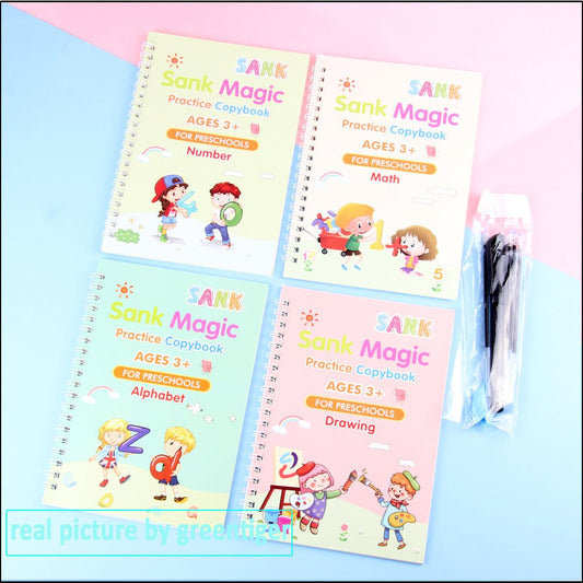 Magic Writing Books - Pack of 4 Books